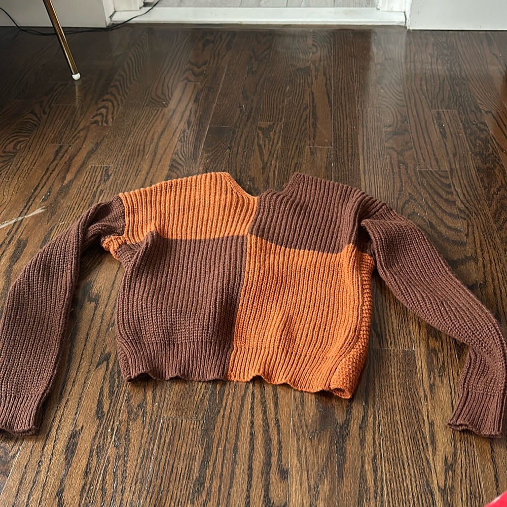 Criss cross sweater